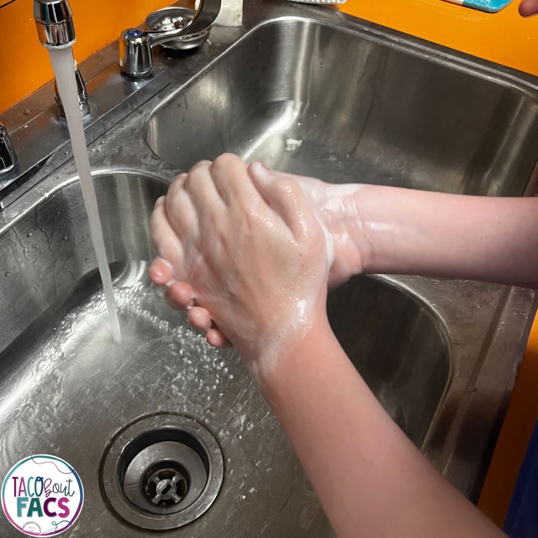 Lesson Plan Engaging Handwashing Experiment with Glo Germ Lotion