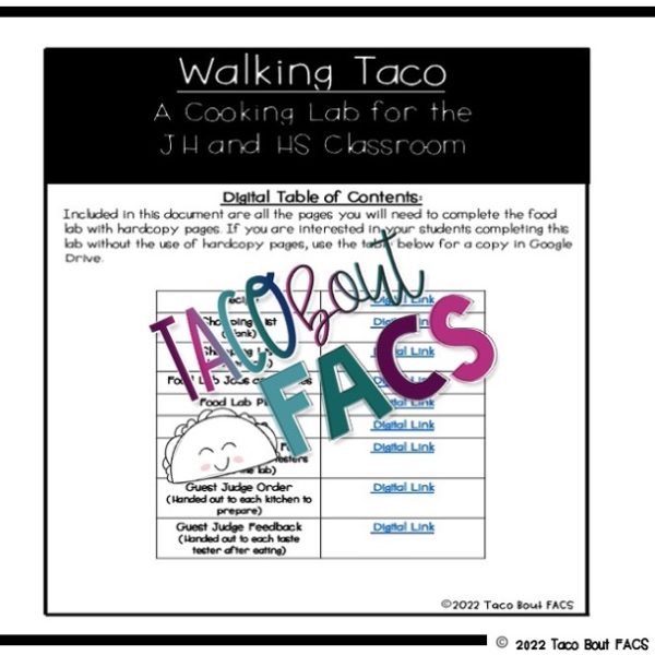 Food Lab Plan and guest judge form