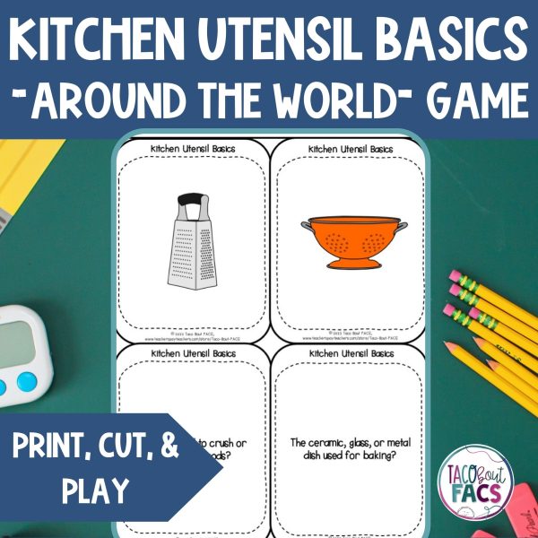 kitchen utensil basics around the world game