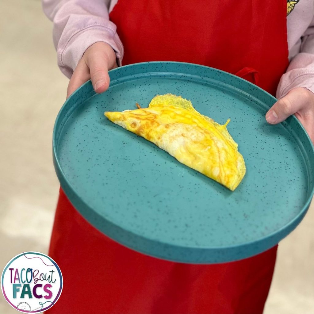 omelet chef's choice FCS junior high lesson plan