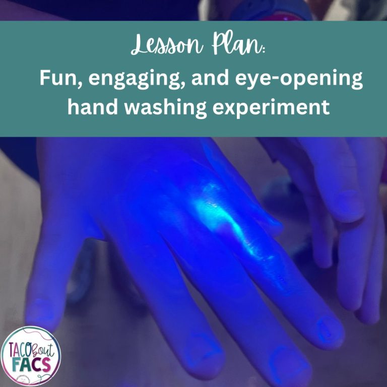 engaging hand washing experiment lesson plans for family and consumer science