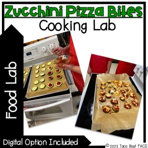 Zucchini pizza bites Family and Consumer Science