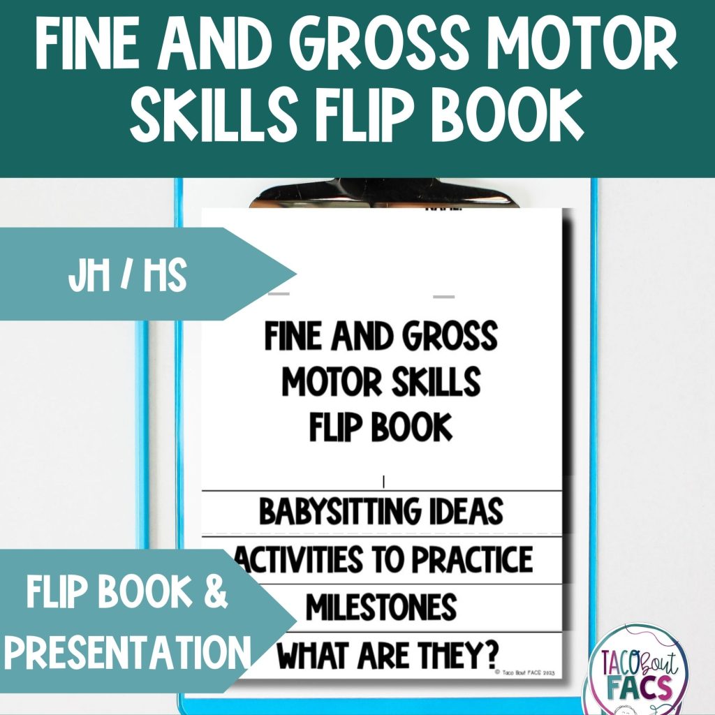 Fine and gross motor skills child development, hands-on activity
