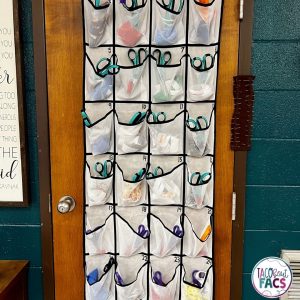 classroom sewing supply organization