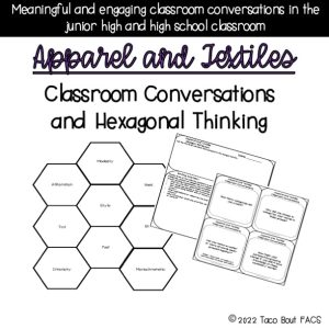 Apparel and Textiles - Classroom Conversations and Hexagonal Thinking