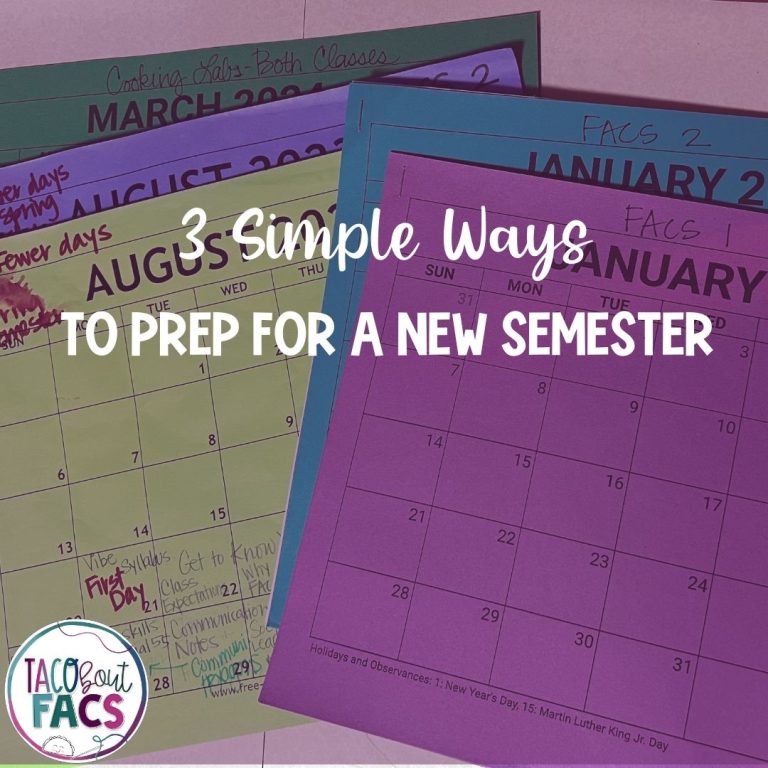 3 simple ways to prep for a new semester