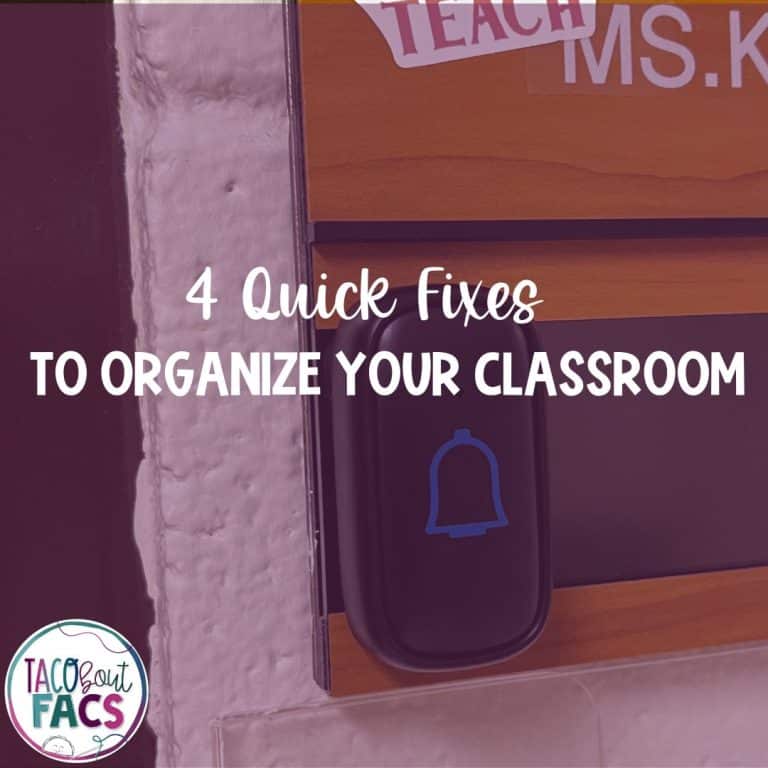 4 quick and simple ways to organize your classroom