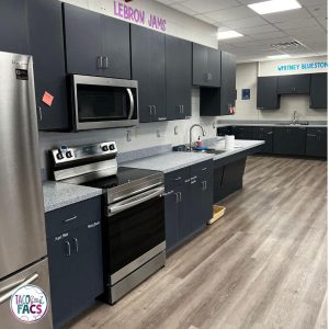 new and updated family and consumer science kitchen renovation