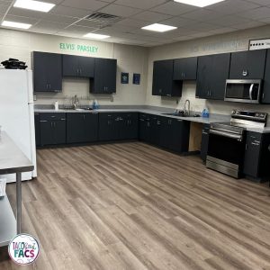 new and updated family and consumer science kitchen renovation