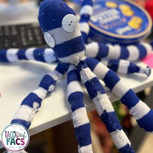 sock animal octopus hand sewing project