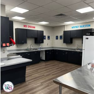 new and updated family and consumer science kitchen renovation