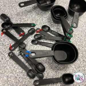 Using colored zip ties to help organize kitchen utensils