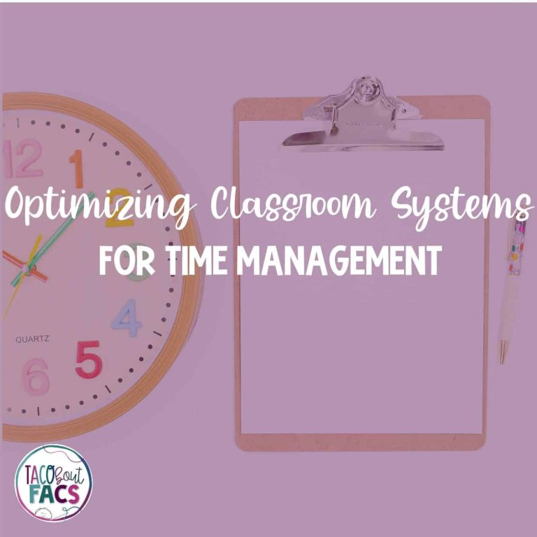 creating time management systems to help your family and consumer science classroom