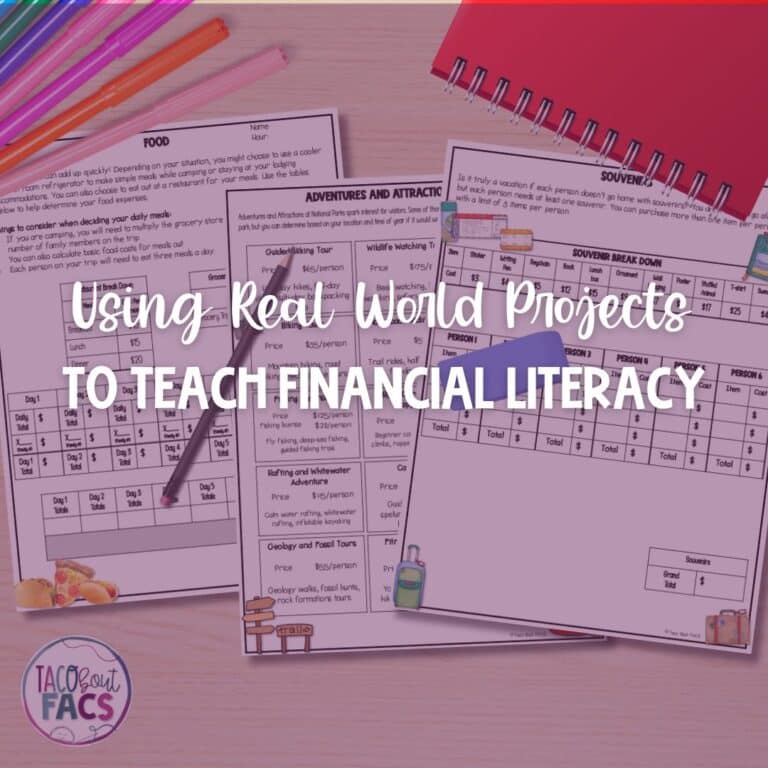 using real world projects to teach financial literacy