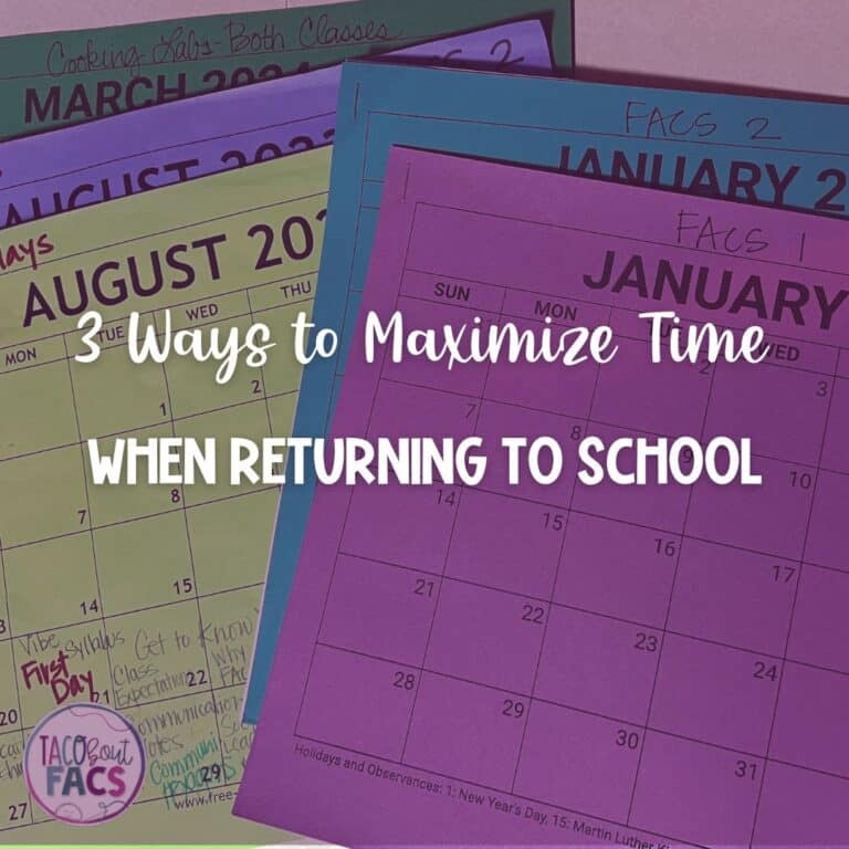 3 Ways to Maximize Your Time When Returning Back to School