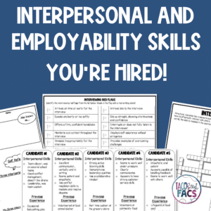 Interpersonal & Employability Skills - 6 Job Readiness & Life Skills Activities