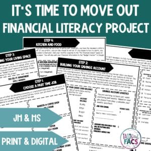 Financial Literacy Project - It's Time to Move Out