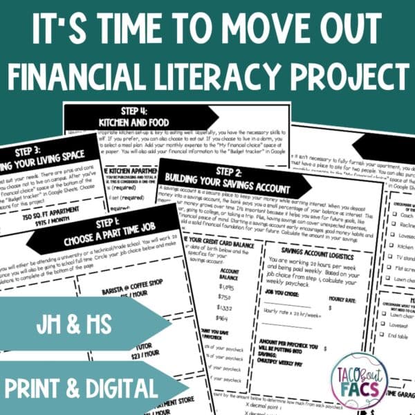 Financial Literacy Project - It's Time to Move Out